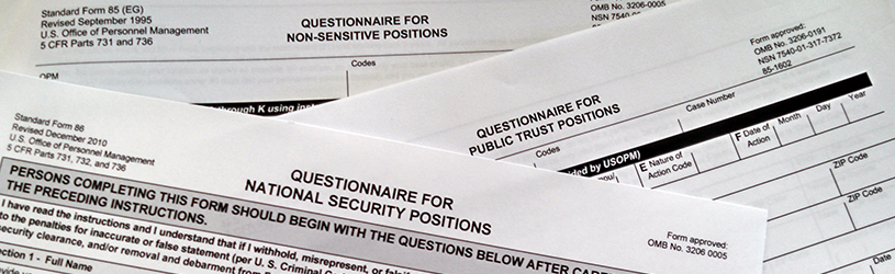 national secuirty questionnaire