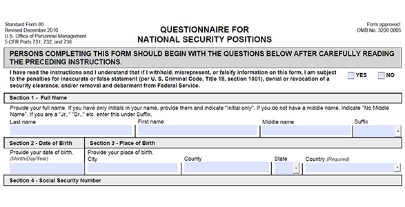 sf-88 form